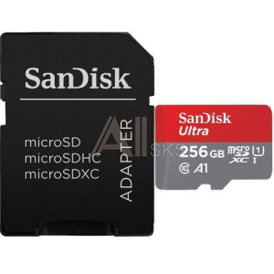 1252710 Карта памяти MICRO SDXC 256GB UHS-I W/A SDSQUAR-256G-GN6MA SANDISK
