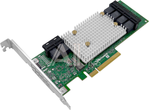 1000451332 Контроллер ADAPTEC жестких дисков Microsemi SmartHBA 2100-24i Single,24 internal ports,PCIe Gen3 ,x8,RAID 0/1/10/5,FlexConfig,