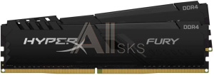 1318833 Модуль памяти KINGSTON Fury Gaming DDR4 Общий объём памяти 32Гб Module capacity 16Гб Количество 2 2666 МГц Радиатор Множитель частоты шины 16 1.2 В че