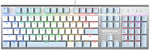 2000258 Клавиатура A4Tech Fstyler FS100 Neon механическая синий/белый USB for gamer LED (FS100)