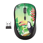 23389 Trust Wireless Mouse Yvi, USB, 800-1600dpi, Toucan, подходит под обе руки [23389]