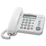 1135689 Panasonic KX-TS2358RUW (белый) {АОН,Caller ID,ЖКД,блокировка набора,выключение микрофона,кнопка "пауза"}