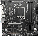 1770755 Материнская плата MSI PRO B660M-P DDR4 Soc-1700 Intel B660 4xDDR4 mATX AC`97 8ch(7.1) GbLAN+VGA+HDMI+DP