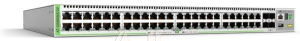 AT-GS980MX/52-50 Коммутатор Allied Telesis L3 Stackable Switch, 48x 10/100/1000-T, 4xSFP+ Ports and a single fixed power supply,EU Power Cord