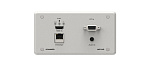 133863 Передатчик Kramer Electronics [WP-20/EU(W)-86] VGA/HDMI, RS-232 и стерео аудио по витой паре HDBaseT; поддержка 4К, цвет белый