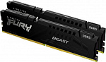 Память DDR5 2x16GB 5200MHz Kingston KF552C36BBEK2-32 Fury Beast Black Expo RTL Gaming PC5-41600 CL36 DIMM 288-pin 1.25В kit single rank с радиатором R