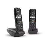Телефонный аппарат GIGASET AS690 DUO BLACK Телефонный аппарат GIGASET AS690 DUO BLACK