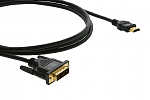 1000492082 Кабель HDMI-DVI (Вилка - Вилка), 1,8 м/ High–Speed HDMI-DVI Cable 1.8m