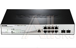 D-Link DGS-1210-10P/ME/A1A, Managed Gigabit Switch with 8 10/100/1000Base-T PoE + 2 SFP Ports