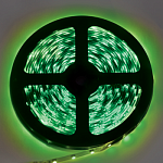 P2LG05ESB Ecola LED strip PRO 4,8W/m 12V IP20 8mm 60Led/m Green зеленая светодиодная лента на катушке 5м.