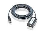 1000164410 Удлинитель, Шнур, USB, A>A, Male-Female, 4 провода, опрессованный, 5 метр., серый, (Kтивный;наращиваемый;USB 2.0) USB2.0 EXTENSION CABLE W/C 5m.