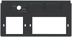 98123 Рамка Kramer Electronics T10F-33 для TBUS-10 под 3 сетевые розетки и 3 модуля T10F-33