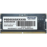 1956143 SO-DIMM DDR 5 DIMM 8Gb 5600Mhz, PATRIOT Signature Line (PSD58G560041S) (retail)