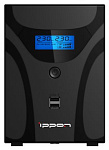 1029746 Источник бесперебойного питания Ippon Smart Power Pro II Euro 2200 1200Вт 2200ВА черный