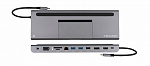134303 Переходник [91-00015999] Kramer Electronics [KDOCK-4] USB 3.1 тип C вилка на HDMI розетку, VGA розетку, DisplayPort розетку, Ethernet розетку, Аудио р
