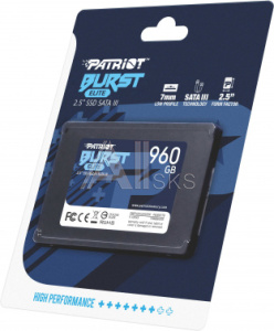 1471162 Накопитель SSD Patriot SATA III 960Gb PBE960GS25SSDR Burst Elite 2.5"