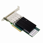 11066925 ORIENT XWT-INT710PE8 4SFP+, Сетевая карта PCI-Ex8 v3.0 4xSFP+ 10Gbps Converged Server NIC, Intel X710 chipset, 10/1 Гбит/с, 2 планки крепления в компл