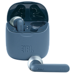 JBLT225TWSBLU JBL T225 TWS наушники внутриканальные с микрофоном: BT 5.0, до 5 часов, цвет синий