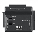 1110889 Адаптер-переходник для HDD AgeStar FUBCP2 IDE SATA SATA пластик черный 2.5" 3.5" 5.25"
