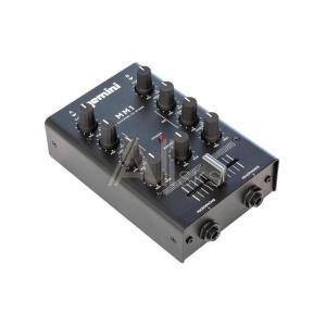 148136 Микшер [MM1] Gemini [MM1] компактный 2-х канальный DJ микшер; 4x RCA линейных входов; 2x 1/4" выход на наушники