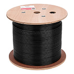 11043039 Rexant (01-0058) Кабель витая пара U/UTP, CAT 6, PE, 4PR, 23AWG, OUTDOOR, SOLID, черный, 305м