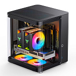 1000787643 Корпус без блока питания/ Корпус JONSBO TK-1 Black 2.0 MATX без БП, mini-ITX, micro-ATX, черный