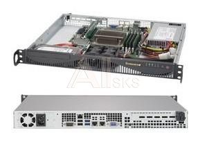 1185516 Серверная платформа SUPERMICRO 1U SATA BLACK SYS-5019S-ML