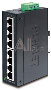 1000467451 Коммутатор Planet ISW-801T для монтажа в DIN рейку/ IP30 Slim Type 8-Port Industrial Fast Ethernet Switch (-40 to 75 degree C)