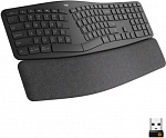 1539195 Клавиатура Logitech K860 механическая черный USB беспроводная BT/Radio Multimedia Ergo (подставка для запястий)