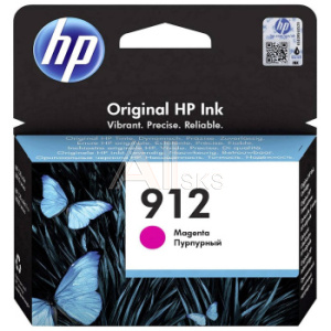 1153433 Картридж струйный HP 912 3YL78AE пурпурный (315стр.) для HP OfficeJet 801x/802x