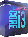 1000517621 Боксовый процессор APU LGA1151-v2 Intel Core i3-9100 (Coffee Lake, 4C/4T, 3.6/4.2GHz, 6MB, 65W, UHD Graphics 630) BOX, Cooler