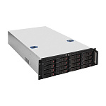 1912578 Exegate EX292421RUS Серверная платформа ExeGate Pro 3U660-HS16 <RM 19", высота 3U, глубина 660, Redundant БП 2x1000W, 16xHotSwap, USB>