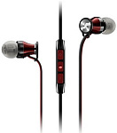 327387 Наушники с микрофоном Sennheiser MOMENTUM In-Ear M2 IEi красный/черный 1.3м вкладыши в ушной раковине (506231)