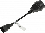 504291 Кабель Powercom SCUT IEC-320 C14 to Socket Type-F 250V 10A