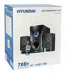 1103430 Микросистема Hyundai H-HA280 черный 78Вт FM USB BT SD