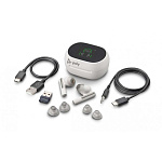 11019124 Poly 216755-01 Наушники Voyager Free 60+ Uc With Touchscreen Charge Case, Teams, Usb-A, (F60Tr, F60Tl,F60T, Cbf60+, Bt700), White, Ww