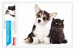 291854 Коврик для мыши Buro BU-M40095 Мини рисунок/котенок и щенок 230x180x2мм