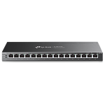 Коммутатор TP-Link TL-SG116P Настольный с 16 гигабитными портами PoE+, 16 гигабитных портов PoE+, 802.3af/at, бюджет PoE — 120 В