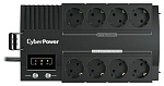 1942027 CyberPower BS650E ИБП {650VA/390W USB, (4+4 EURO)}