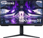 1864263 Монитор Samsung 24" Odyssey G3 S24AG300NI черный VA LED 1ms 16:9 HDMI матовая HAS Pivot 3000:1 250cd 178гр/178гр 1920x1080 DisplayPort FHD 4.1кг