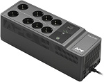1000562885 ИБП APC Back-UPS 850ВА, 520ватт, 230В, 6 розеток с батарейной защитой и 2 с сетевой фильтрацией, порт для зарядки USB Type-C and A, черный Back-UPS