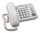 507713 Телефон проводной Panasonic KX-TS2352RUW белый