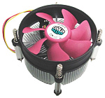 Радиатор COOLER MASTER CPU Fan A116 (DP6-9GDSC-0L-GP) <для LGA1150/1155/1156/775, TDP 95-105 Вт, алюминиевый , вент. 92x92x25 мм, 3 пин, 2200 об/мин, потребляемая мо