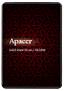 SSD APACER PANTHER AS350X 256Gb SATA 2.5" 7mm, R560/W540 Mb/s, 3D NAND, IOPS 81K/74K, MTBF 1,5M, 180TBW, Retail, 3 years (AP256GAS350XR-1)