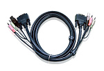 1196482 Кабель USB DVI KVM 3M 2L-7D03UD ATEN 1196482 Кабель USB DVI KVM 3M 2L-7D03UD ATEN