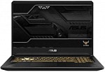 1186647 Ноутбук Asus TUF Gaming FX705DU-AU029 Ryzen 7 3750H/16Gb/SSD512Gb/nVidia GeForce GTX 1660 Ti 6Gb/17.3"/IPS/FHD (1920x1080)/noOS/dk.grey/WiFi/BT/Cam