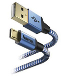 1081684 Кабель Hama 00178289 USB (m)-micro USB (m) 1.5м синий