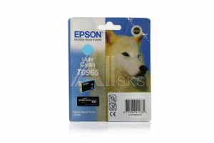 537769 Картридж струйный Epson T0965 С13T09654010 светло-голубой (865стр.) (11.4мл) для Epson St Ph R2880