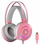 1379891 Наушники с микрофоном A4Tech Bloody G521 розовый 2.3м мониторные USB оголовье (G521 (PINK))