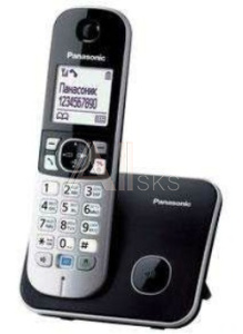 786158 Р/Телефон Dect Panasonic KX-TG6811RUB черный АОН